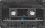 Compact Cassette: RAKS  - HD-X 90