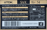 Compact Cassette: TDK  - SA-X 54