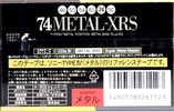 Compact Cassette: Sony  - Metal XRS 74