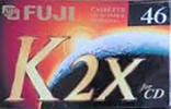 Compact Cassette Fuji K2 X 46 Type II Chrome 1995 Europe