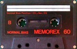 Compact Cassette: Memorex  -  60