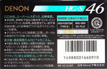 Compact Cassette: Nippon Columbia / Denon Denon - HG-S 46