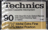 Compact Cassette: Matsushita Technics - MX 90