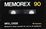 Compact Cassette: Memorex  - MRX2 Oxide 90