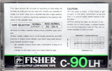 Compact Cassette:  Fisher - LH 90