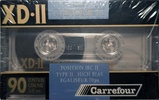 Compact Cassette Carrefour XD-II 90 Type II Chrome France