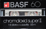 Compact Cassette: BASF  - Chromdioxid Super II 60