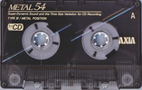 Compact Cassette: FUJI AXIA - Metal 54