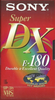 VHS, Video Home System: Sony  - Super DX 180