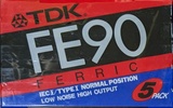 5 pack: TDK  - FE 90