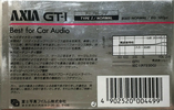 Compact Cassette: FUJI AXIA - GT-I 80