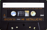 Compact Cassette: Sony  - Metallic 90