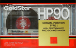 Compact Cassette: GoldStar / LG Goldstar - HP 90