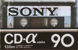 Compact Cassette: Sony  - CD-α 90