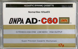 Compact Cassette:  ONPA - AD 60