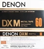 Compact Cassette Denon DXM 60 Type IV Metal 1978 Europe