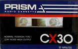 Compact Cassette: Unknown Prism - CX 30