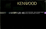 Compact Cassette:  Kenwood - UX 46