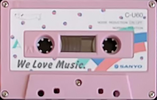 Compact Cassette:  Sanyo - We Love Music 60