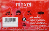 Compact Cassette: Maxell / Hitachi Maxell - UR 90