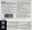 Compact Cassette JVC GI 90 "G1-90SG" Type I Normal 1990 North America