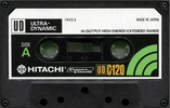 Compact Cassette Hitachi UD 120 Type I Normal 1974 Japan