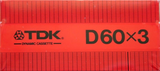 Compact Cassette: TDK  - D 60