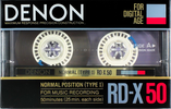 Compact Cassette: Nippon Columbia / Denon Denon - RD-X 50