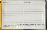 Compact Cassette: Sony  - Auto-Sensor 30