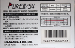 Compact Cassette Nagaoka Pure III 54 Type I Normal Japan