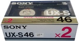 2 pack Sony UX-S 46 Type II Chrome 1986 Japan