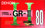 Compact Cassette: Nippon Columbia / Denon Denon - GR-II U 80