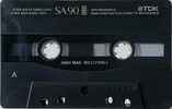 Compact Cassette: TDK  - SA 90