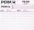 Compact Cassette:  PDM - FE 60