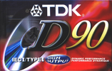 Compact Cassette: TDK  - D 90