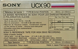 Compact Cassette: Sony  - UCX 90