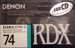 Compact Cassette: Nippon Columbia / Denon Denon - RD-X 74