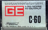 Compact Cassette:  General Electric -  60