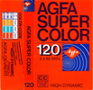 Compact Cassette: AGFA  - SUPER COLOR 120