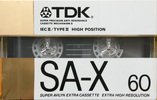 Compact Cassette: TDK  - SA-X 60