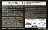 Compact Cassette: Nippon Columbia / Denon Denon - HD8 75