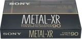 Compact Cassette Sony Metal-XR 90 "MTL-XR90" Type IV Metal 1989 Japan