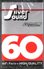 Compact Cassette: Unknown Silver Sound -  60