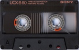 Compact Cassette Sony UCX-S 60 Type II Chrome 1985 Germany