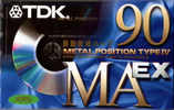 Compact Cassette: TDK  - MAEX 90