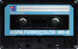 Compact Cassette: AGFA  - Ferrocolor 60+6