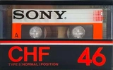 Compact Cassette Sony CHF 46 Type I Normal 1983 Japan