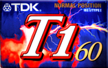 Compact Cassette: TDK  - T1 60