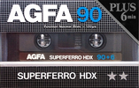 Compact Cassette: AGFA  - Superferro HDX 90+6