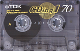 Compact Cassette: TDK  - CDing 1 70